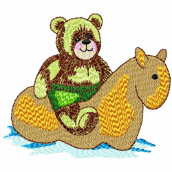 Teddy Embroidery Design 5
